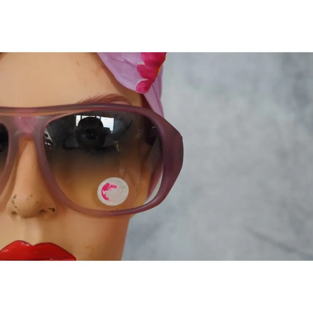 Vintage 1970s Sunglasses Italy Glam Retro Grandma Festival Disco Chic NOS